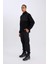 Fit Sporcu Jogger Eşofman Altı Slim Fit Dar Kesim Dokuma Kargo Cepli Standart Paça 11
