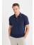 Slim Fit Dar Kesim Polo Yaka Pamuklu Kısa Kollu Tişört X2594AZ25SP 7