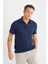 Slim Fit Dar Kesim Polo Yaka Pamuklu Kısa Kollu Tişört X2594AZ25SP 9