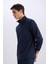 Regular Fit Dik Yaka Yarım Fermuarlı Basic Düz Sweatshirt D7226AX25SP 11