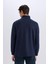 Regular Fit Dik Yaka Yarım Fermuarlı Basic Düz Sweatshirt D7226AX25SP 14