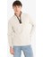 Regular Fit Dik Yaka Yarım Fermuarlı Basic Düz Sweatshirt D7226AX25SP 9