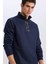Regular Fit Dik Yaka Yarım Fermuarlı Basic Düz Sweatshirt D7226AX25SP 12