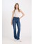 Bootcut Normal Bel Cepli Uzun Jean Yıkamalı Pantolon D5527AX24WN 8