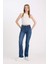 Bootcut Normal Bel Cepli Uzun Jean Yıkamalı Pantolon D5527AX24WN 10