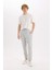 Regular Fit Eşofman Altı Cepli Basic Düz Beli Bağcıklı Lastikli Paça D4416AX25SP 10