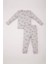 Erkek Bebek Pijama Takımı Fitilli Kaşkorse Desenli Uzun Kollu Üst Beli Lastikli Uzun Alt D7148A524WN 9
