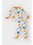 Erkek Bebek Pijama Takımı Dinazor Baskılı Uzun Kollu Üst Beli Lastikli Uzun Alt D7155A524WN 6