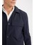 Regular Fit Polo Yaka Çıtçıtlı Cepli Teknik Gömlek Ceket B7396AX25SP 12