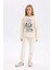 Kız Çocuk Disney Mickey & Minnie Pijama Takımı Uzun Kollu Üst Uzun Alt D7751A824WN 7