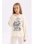 Kız Çocuk Disney Mickey & Minnie Pijama Takımı Uzun Kollu Üst Uzun Alt D7751A824WN 10