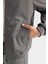 Slim Fit Dar Kesim Dik Yaka Astarlı Fermuarlı Cepli Mevsimlik Baharlık Mont D7338AX25SP 12