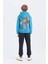 Erkek Çocuk 2'li Takım Kapüşonlu Baskılı Sweatshirt Beli Lastikli Eşofman Altı D6872A824CW 17