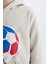 Erkek Çocuk 2'li Takım Kapüşonlu Baskılı Sweatshirt Beli Lastikli Eşofman Altı D6870A824CW 9
