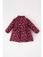 Kız Bebek Çiçekli Uzun Kollu Pazen Elbise D7428A524WN 10