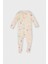 Kız Bebek Yenidoğan Safari Baskılı Uzun Kollu Fermuarlı Tulum D8309A5NS 6