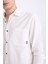 %100 Pamuk Regular Fit Basic Düz Uzun Kollu Beyaz Gömlek D7079AX25SP 9