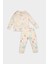 Kız Bebek Pijama Takımı Safari Baskılı Uzun Kollu Üst Beli Lastikli Alt D8289A5NS 6