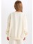 Kız Çocuk Wednesday Oversize Geniş Kalıp Bisiklet Yaka Sweatshirt D6064A824WN 12
