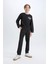 Erkek Çocuk 2'li Takım Baskılı Sweatshirt Eşofman Altı D7869A8NS 11