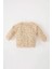 Kız Bebek Bisiklet Yaka Çiçek Desenli İçi Yumuşak Tüylü Sweatshirt D7186A524WN 12