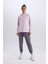 Fit Standart Fit Kapüşonlu Sporcu Sweatshirt D2589AX24AU 12