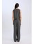 Wide Leg Klasik Kışlık Pantolon Kareli Cepli Yüksek Bel Geniş Bol Paça D8635AX24AU 17