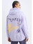 Fit NBA Los Angeles Lakers Oversize Geniş Kalıp Sırt Baskılı Kapüşonlu Sweatshirt Y0201AZ24AU 7