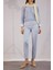 Sigaret Saten Kumaş Pantolon Normal Bel Basic Düz Beli Lastikli Düz Paça J8743AZ25SM 11