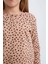 Kız Çocuk Pijama Takımı Fitilli Kaşkorse Desenli Uzun Kollu Üst Uzun Alt D7748A824WN 13