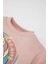 Kız Bebek 2'li Takım Unicorn Baskılı Bisiklet Yaka Sweatshirt Eşofman Altı B3097A524AU 8