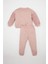 Kız Bebek 2'li Takım Unicorn Baskılı Bisiklet Yaka Sweatshirt Eşofman Altı B3097A524AU 10