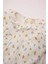 Kız Bebek Müslin Çiçek Desenli Fırfırlı Yaka Uzun Kollu Gömlek D8764A524WN 7