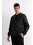 Su Geçirmez Slim Fit Dar Kesim Bomber Kolej Yaka Fermuarlı Çift Cepli Mevsimlik Hafif Mont D7319AX25SP 9