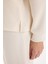 Pijama Takımı Regular Fit Basic Düz Uzun Kollu Üst Geniş Bol Paça Alt-Fall in Love D2259AX24WN 10