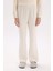 Pijama Takımı Regular Fit Basic Düz Uzun Kollu Üst Geniş Bol Paça Alt-Fall in Love D2259AX24WN 11