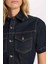 Fashion Fit Gömlek Yaka Cepli Kısa Kollu Midi Jean Elbise 13