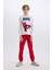 Erkek Çocuk Pijama Takımı Marvel Spiderman Bisiklet Yaka Uzun Kollu Üst Uzun Alt Y4861A624WN 6