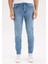 Slim Tapered Fit Dar Kalıp Normal Bel Daralan Paça Jean Pantolon D8745AX24AU 11