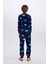 Erkek Çocuk Polar Pijama Takımı Dinozor Desenli Uzun Kollu Üst Uzun Alt D8784A8NS 10