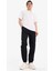 %100 Pamuk Jogger Slim Fit Dar Kesim Beli Bağcıklı Gabardin Pantolon D8607AX25SP 9
