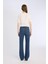 Yüksek Bel Geniş Paça Cepli Jean Pantolon D7971AX25SP 15