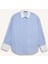Oversize Geniş Kalıp Çizgili Poplin Uzun Kollu Gömlek 18