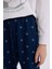 Erkek Çocuk Pijama Takımı Baskılı Uzun Kollu Üst Desenli Alt D5215A824WN 16