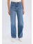 90's Wide Leg Yüksek Bel Geniş Paça Uzun Jean Kar Yıkamalı Pantolon D7952AX25SP 12