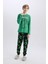 Erkek Çocuk Minecraft Pijama Takımı Uzun Kollu Üst Beli Lastikli Uzun Alt D7817A825SP 9