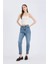 Lina Comfort Mom Normal Bel Düz Paça Jean Kar Yıkamalı Pantolon D7943AX25SP 10