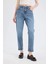 Lina Comfort Mom Normal Bel Düz Paça Jean Kar Yıkamalı Pantolon D7943AX25SP 12