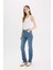 Yüksek Bel Geniş Paça Jean Pantolon D7972AX25SP 9
