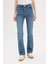 Yüksek Bel Geniş Paça Jean Pantolon D7972AX25SP 12
